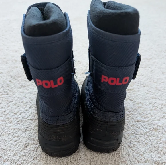 Boy's Outdoor Boots Polo Ralph Lauren Kids Everlee (Toddler/Little Kid) Size 7 - Picture 4 of 12
